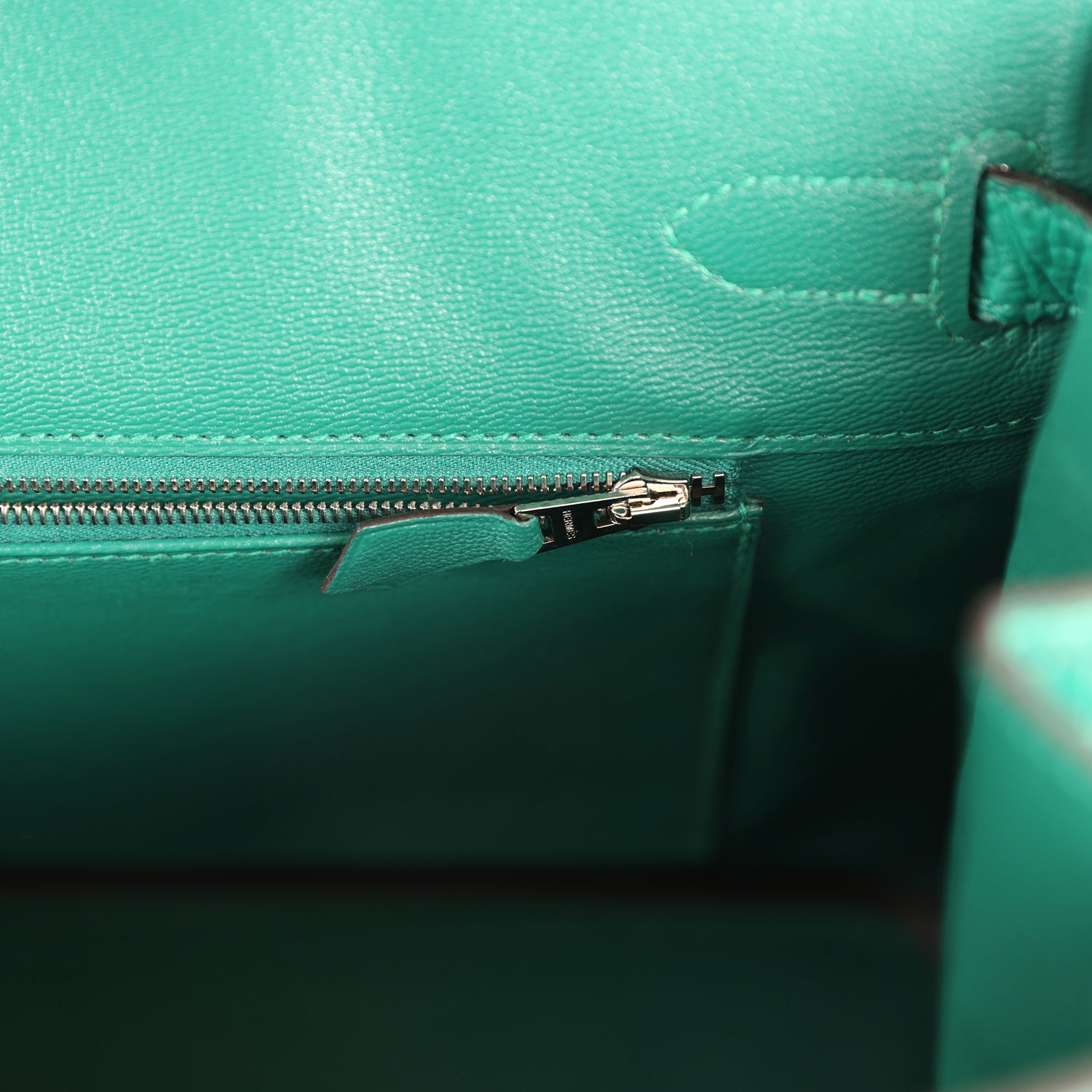 Pre-owned Hermes Birkin 35 Malachite Matte Niloticus Crocodile Palladium Hardware