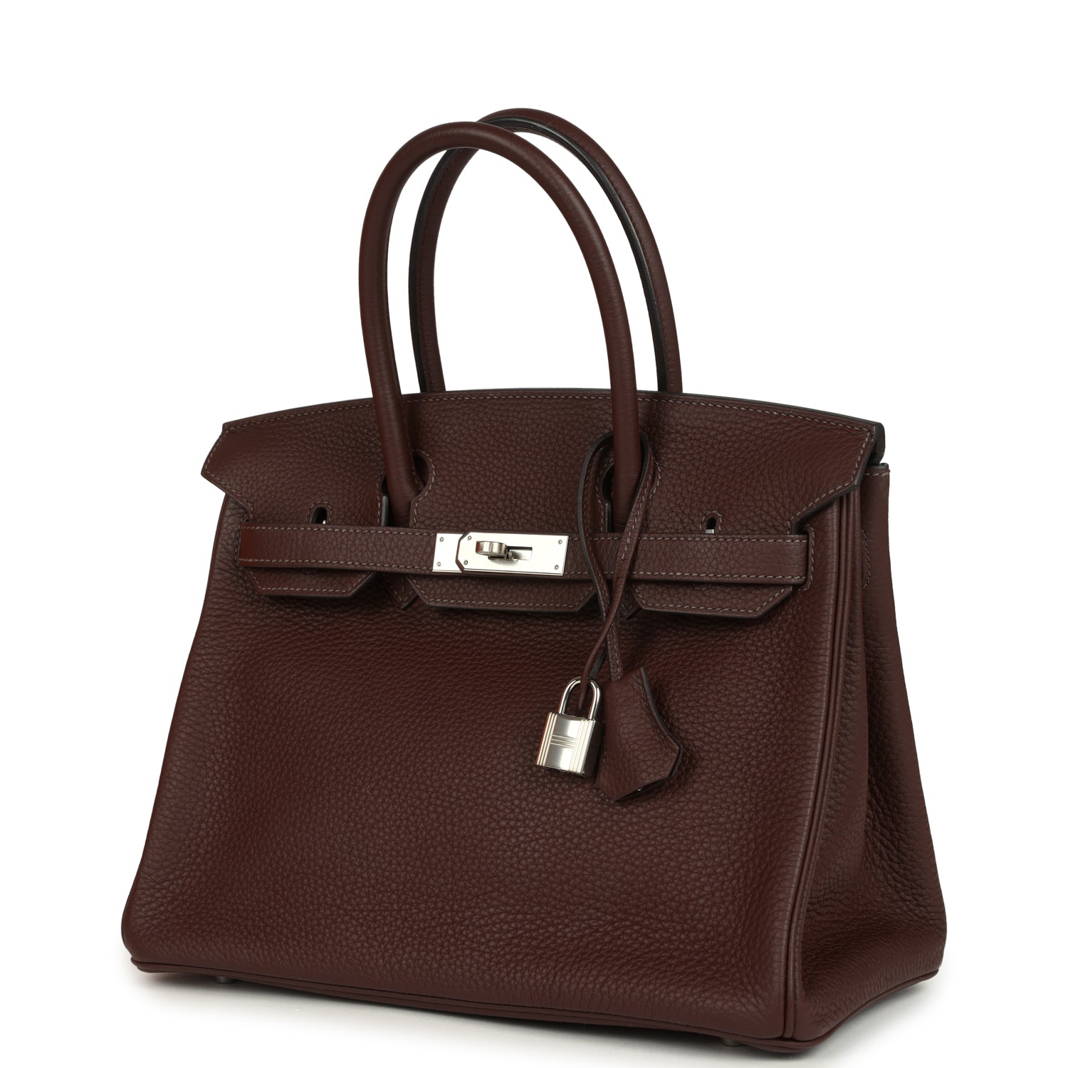Hermes Birkin 30 Havane Clemence Palladium Hardware