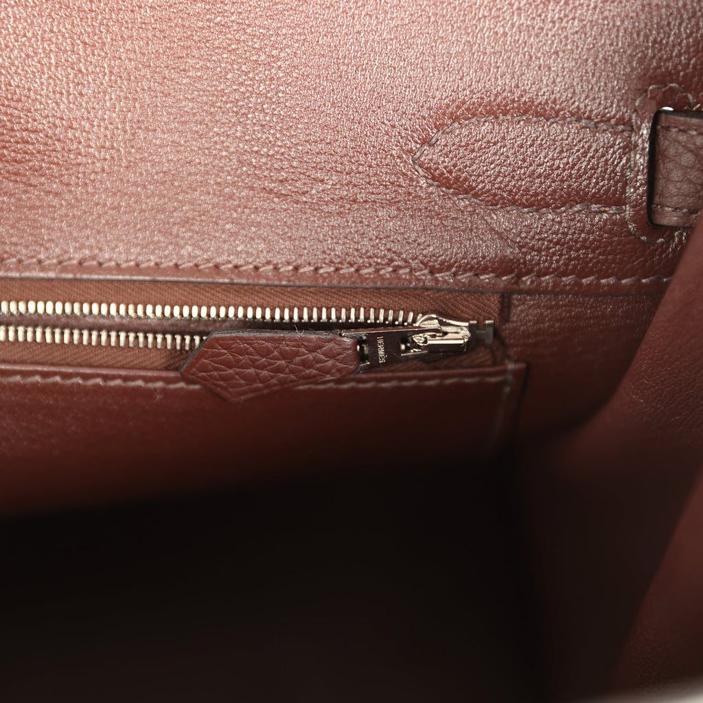 Hermes Birkin 30 Havane Clemence Palladium Hardware