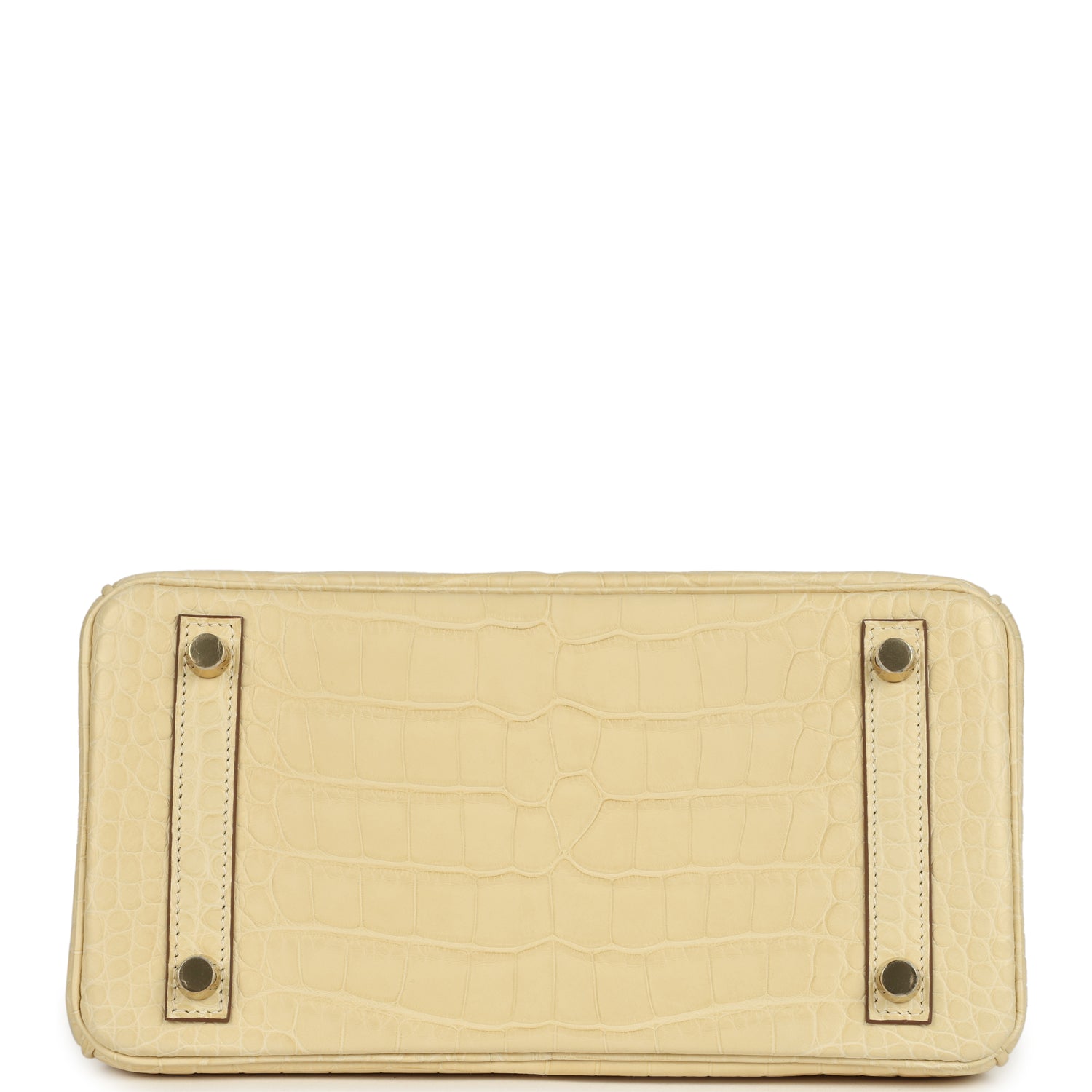 Hermes Birkin 25 Vanille Matte Alligator Gold Hardware