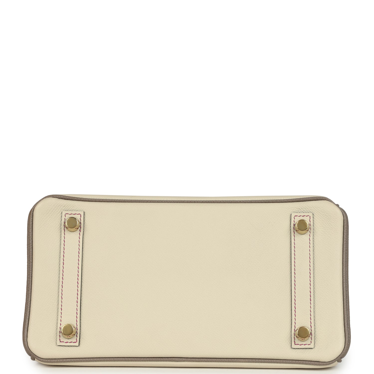 Hermes Special Order (HSS) Birkin 25 Craie and Gris Asphalt Epsom Brushed Palladium Hardware