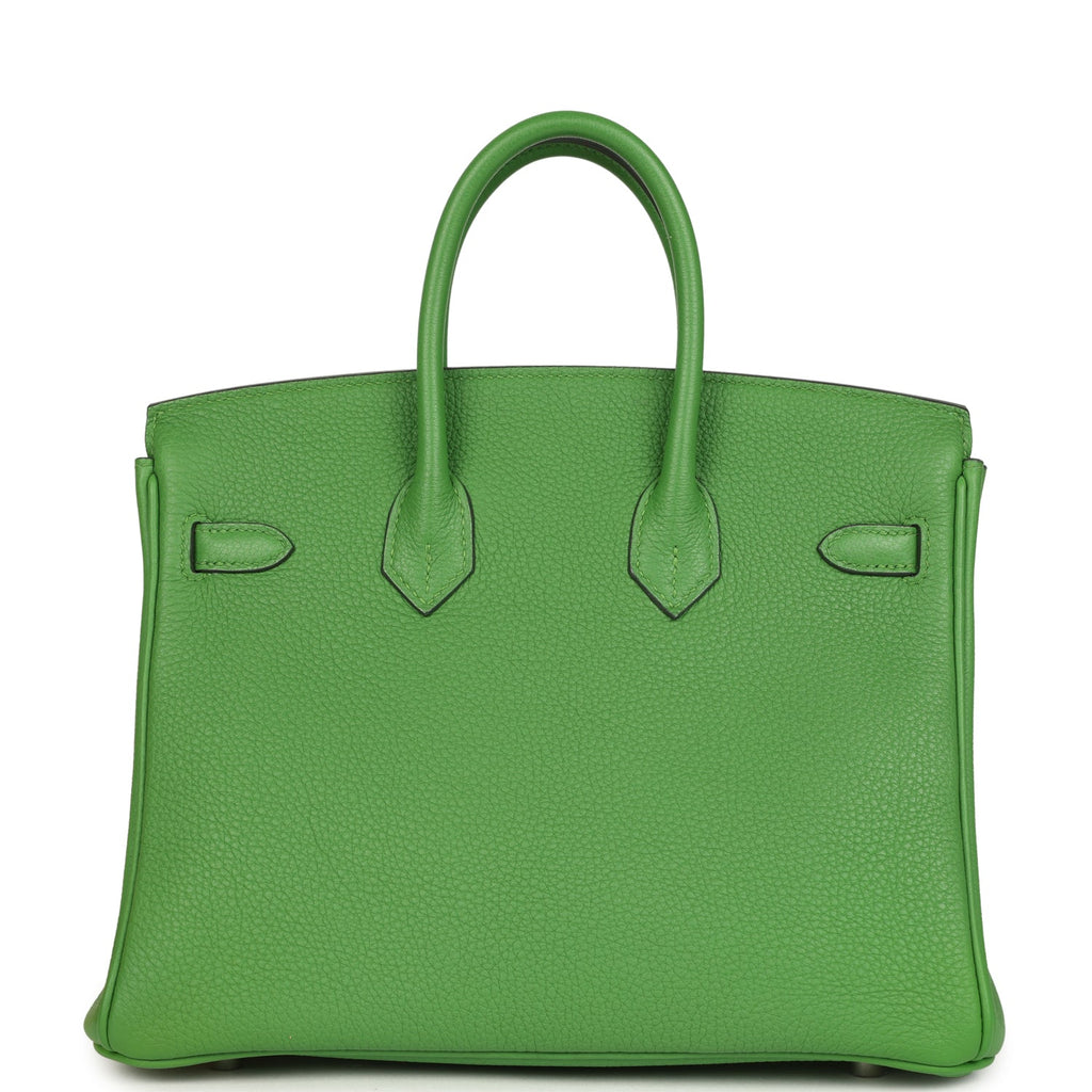 Hermes Birkin 25 Vert Yucca Togo Palladium Hardware