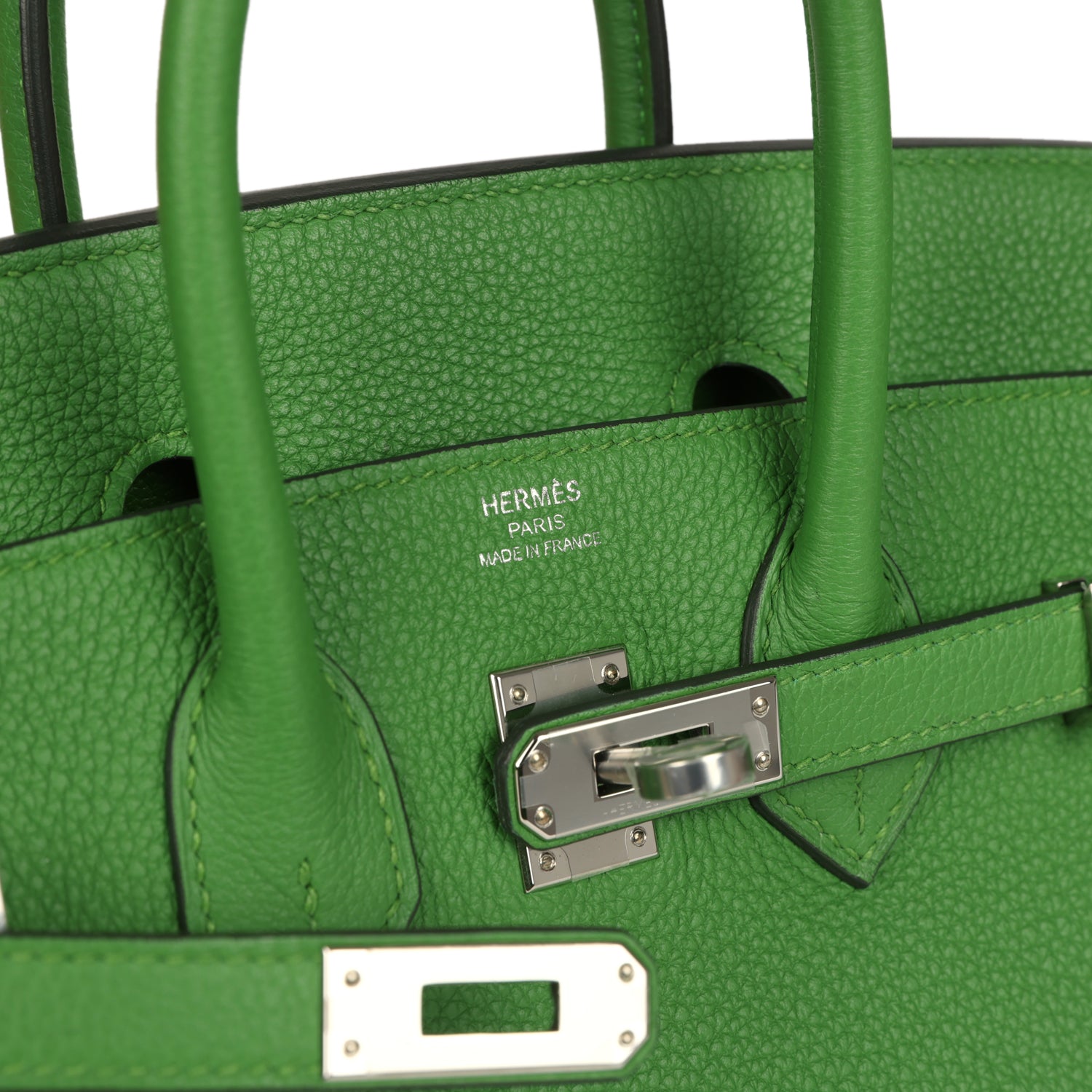 Hermes Birkin 25 Vert Yucca Togo Palladium Hardware