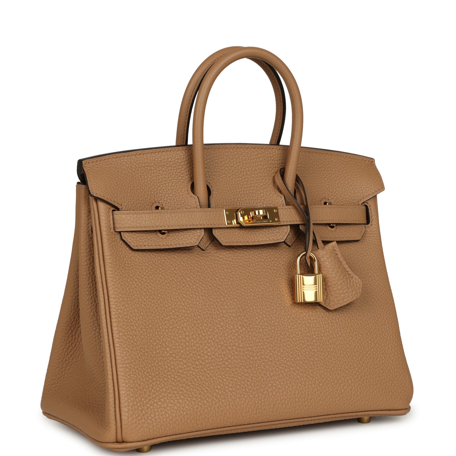 New Hermes Birkin 25 Chai Togo Gold Hardware