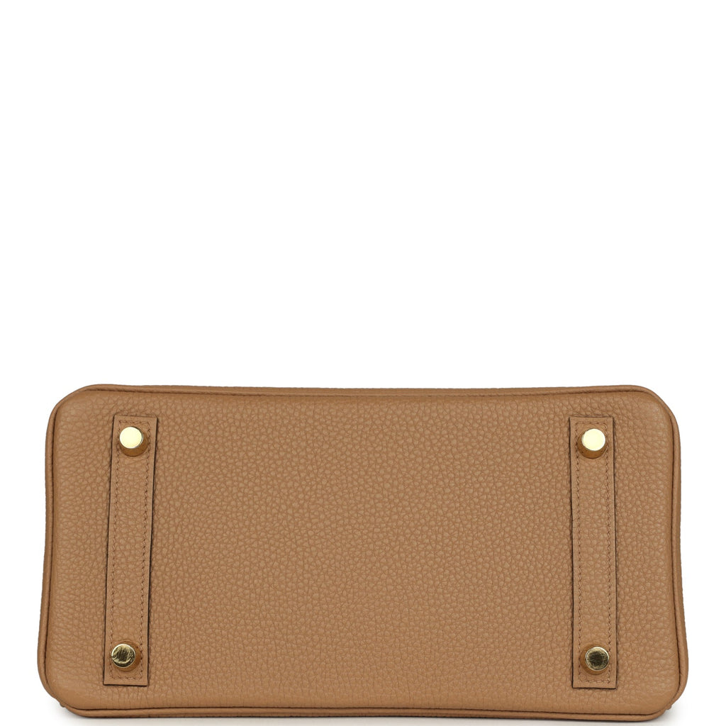 New Hermes Birkin 25 Chai Togo Gold Hardware