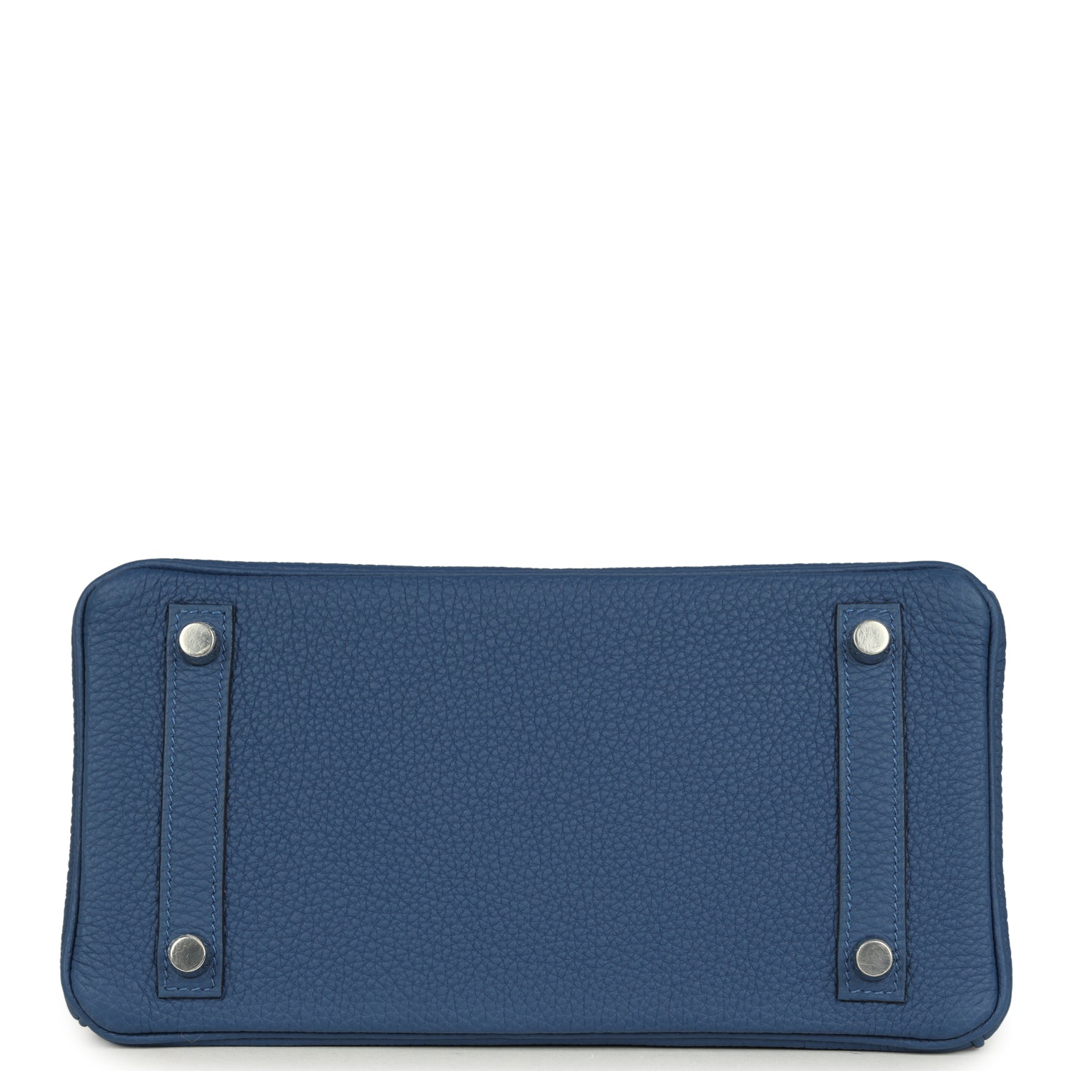 Hermes Birkin 25 Bleu Tie Togo Palladium Hardware