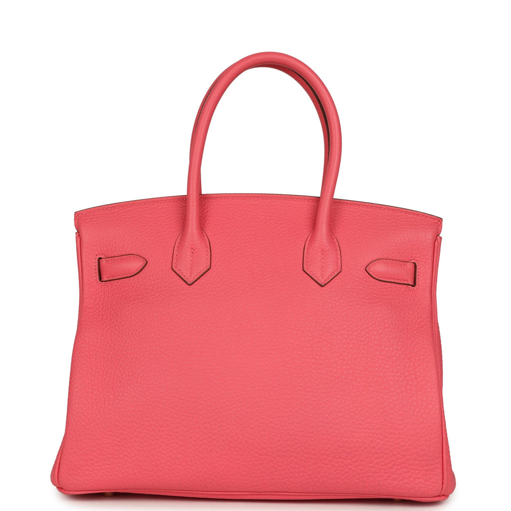 Pre-owned Hermes Birkin 30 Rose Lipstick Togo Gold Hardware