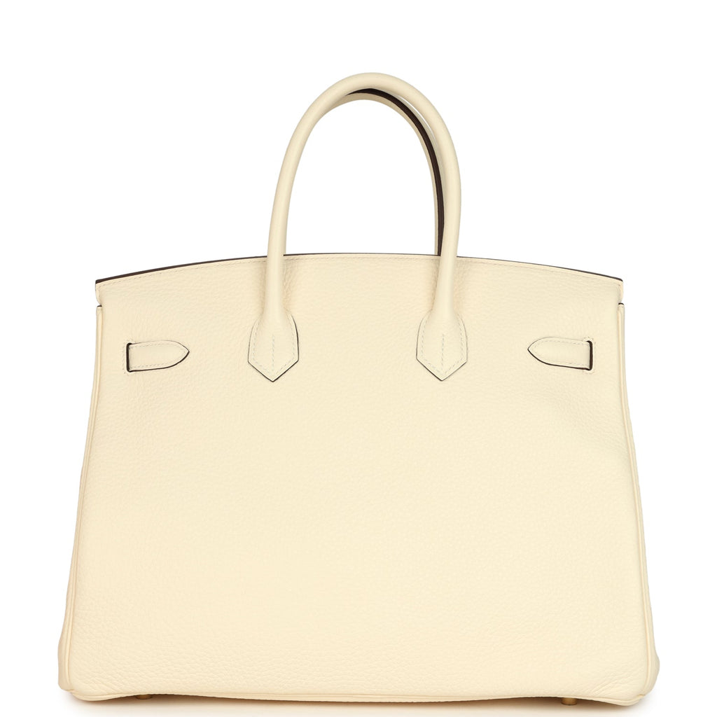 Hermes Birkin 35 Nata Clemence Gold Hardware