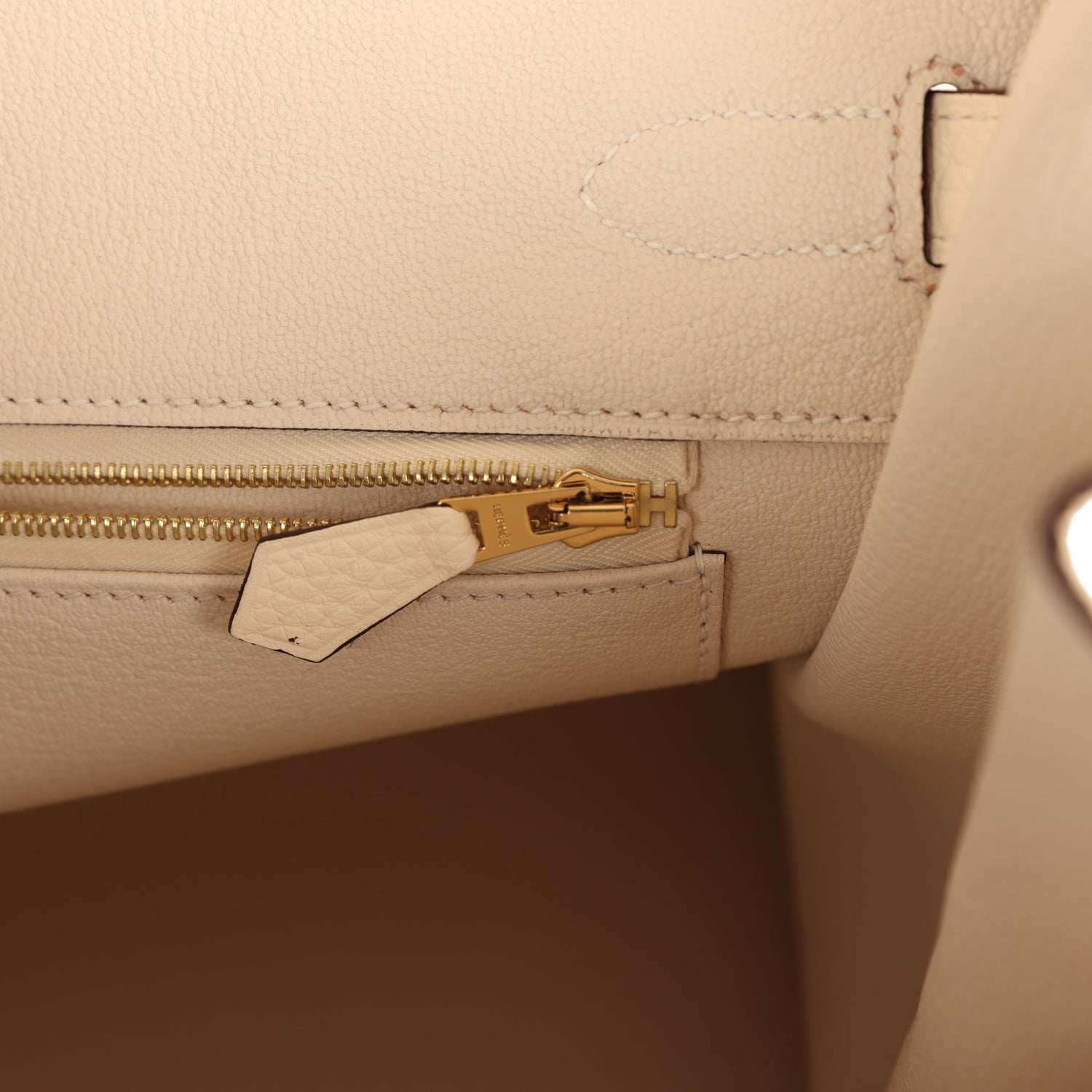 Hermes Birkin 35 Nata Clemence Gold Hardware