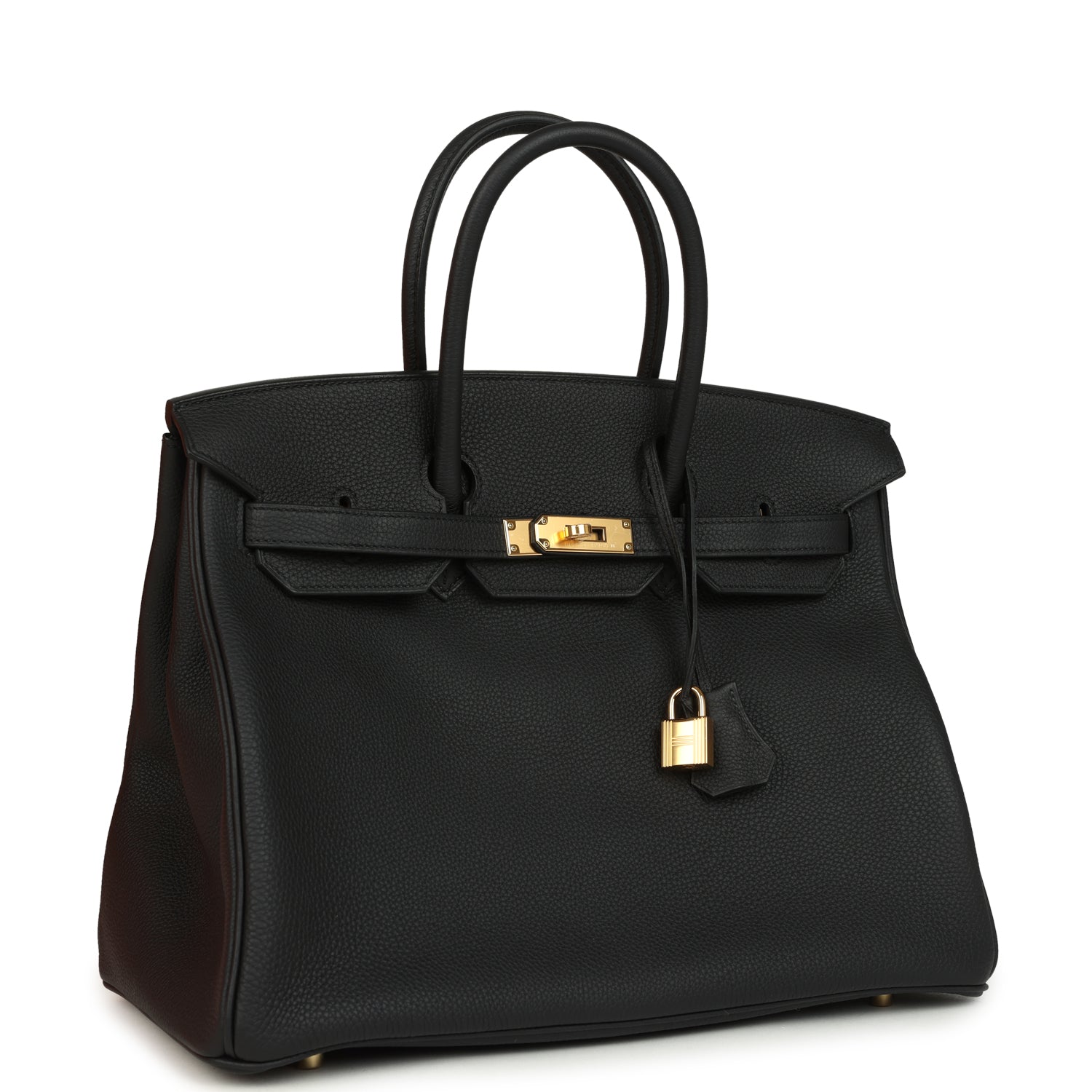 Hermes Birkin 35 Black Togo Gold Hardware