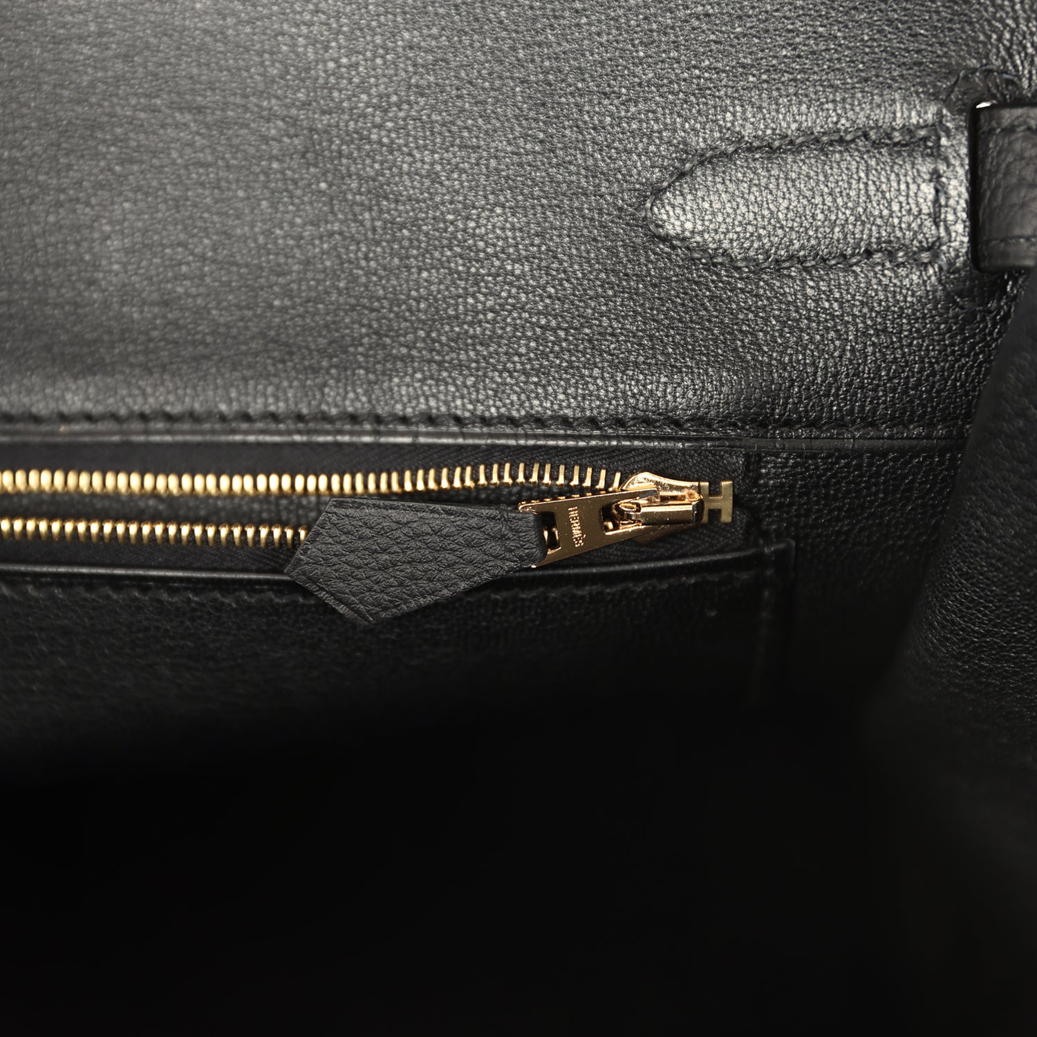 Hermes Birkin 35 Black Togo Gold Hardware