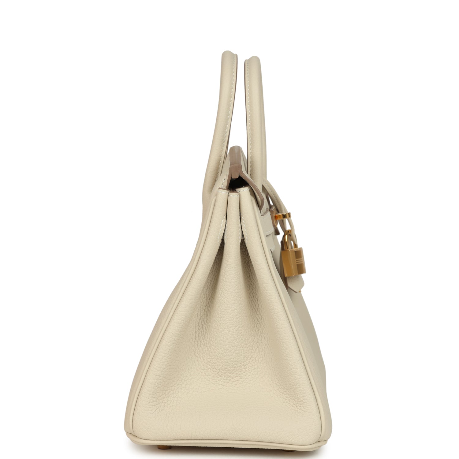 Hermes Birkin 25 Craie Togo Gold Hardware