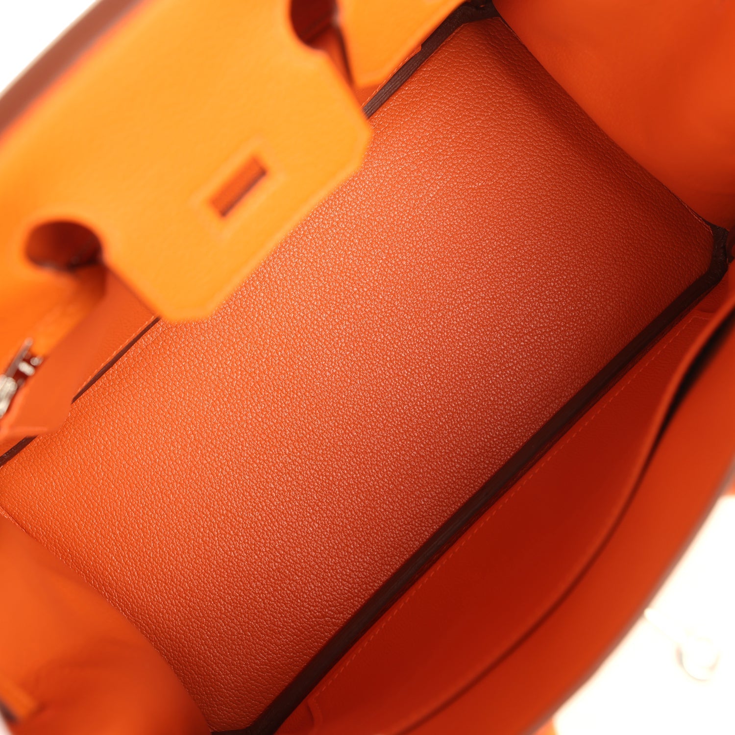Hermes Birkin 25 Orange Minium Togo Palladium Hardware
