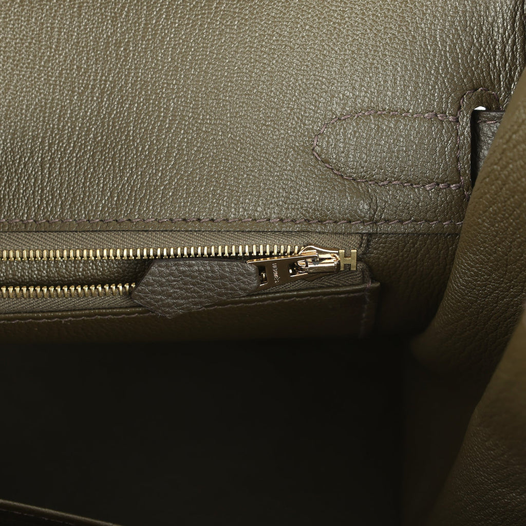 Hermes Birkin 30 Eucalyptus Togo Gold Hardware