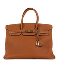 New Hermes Birkin 35 Gold Togo Gold Hardware