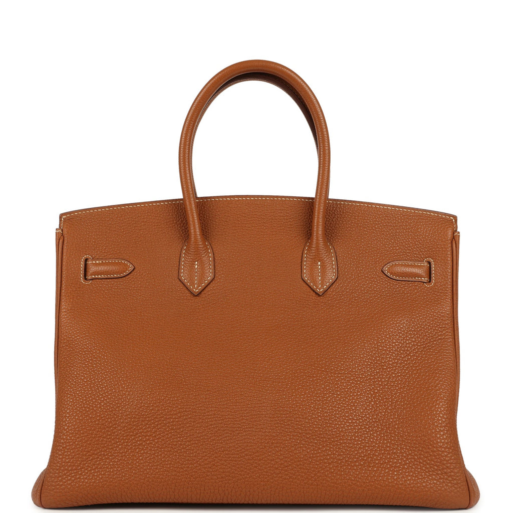 New Hermes Birkin 35 Gold Togo Gold Hardware