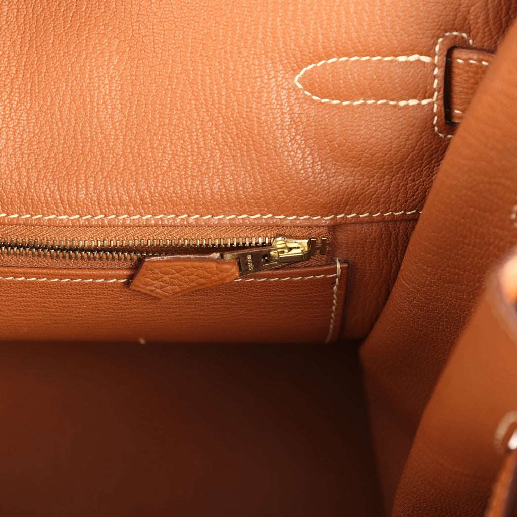 New Hermes Birkin 35 Gold Togo Gold Hardware