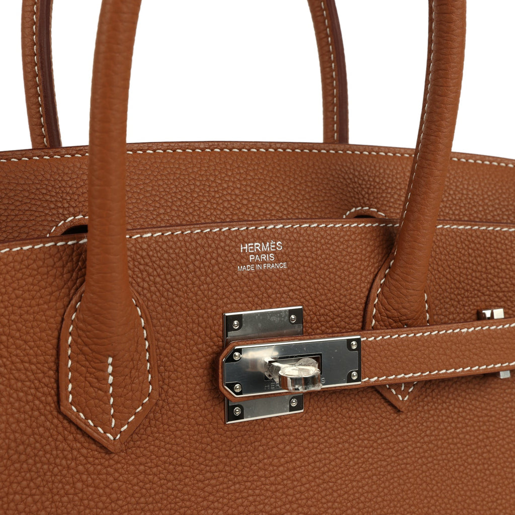 Hermes Birkin 30 Gold Togo Palladium Hardware