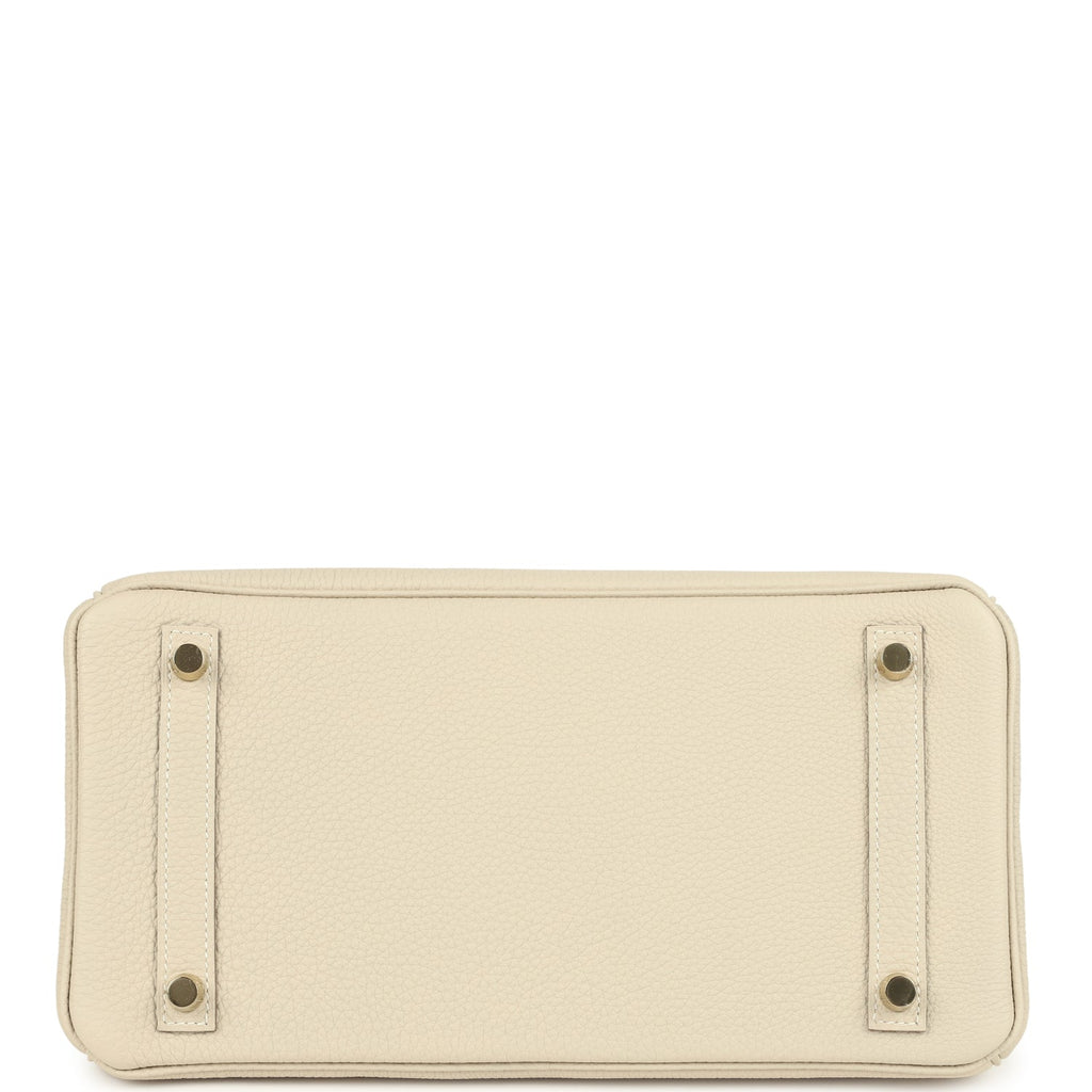 Hermes Special Order (HSS) Birkin 30 Craie Togo Permabrass Hardware