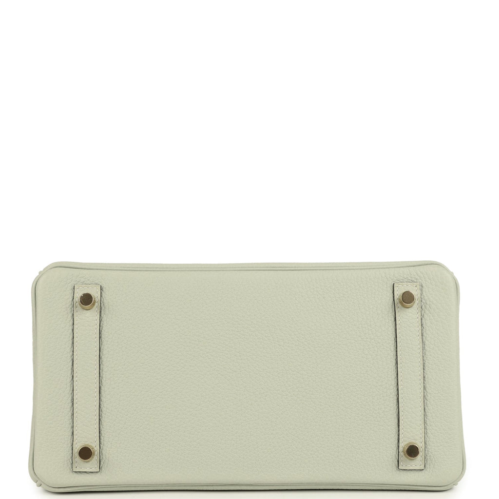 Hermes Birkin 30 Gris Neve Togo Gold Hardware
