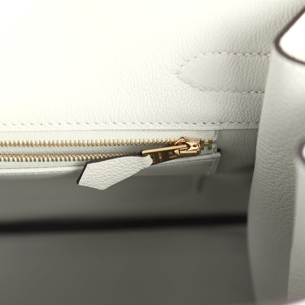 Hermes Birkin 30 Gris Neve Togo Gold Hardware