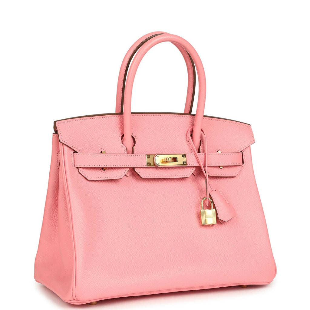 Hermes Birkin 30 Rose Confetti Epsom Gold Hardware