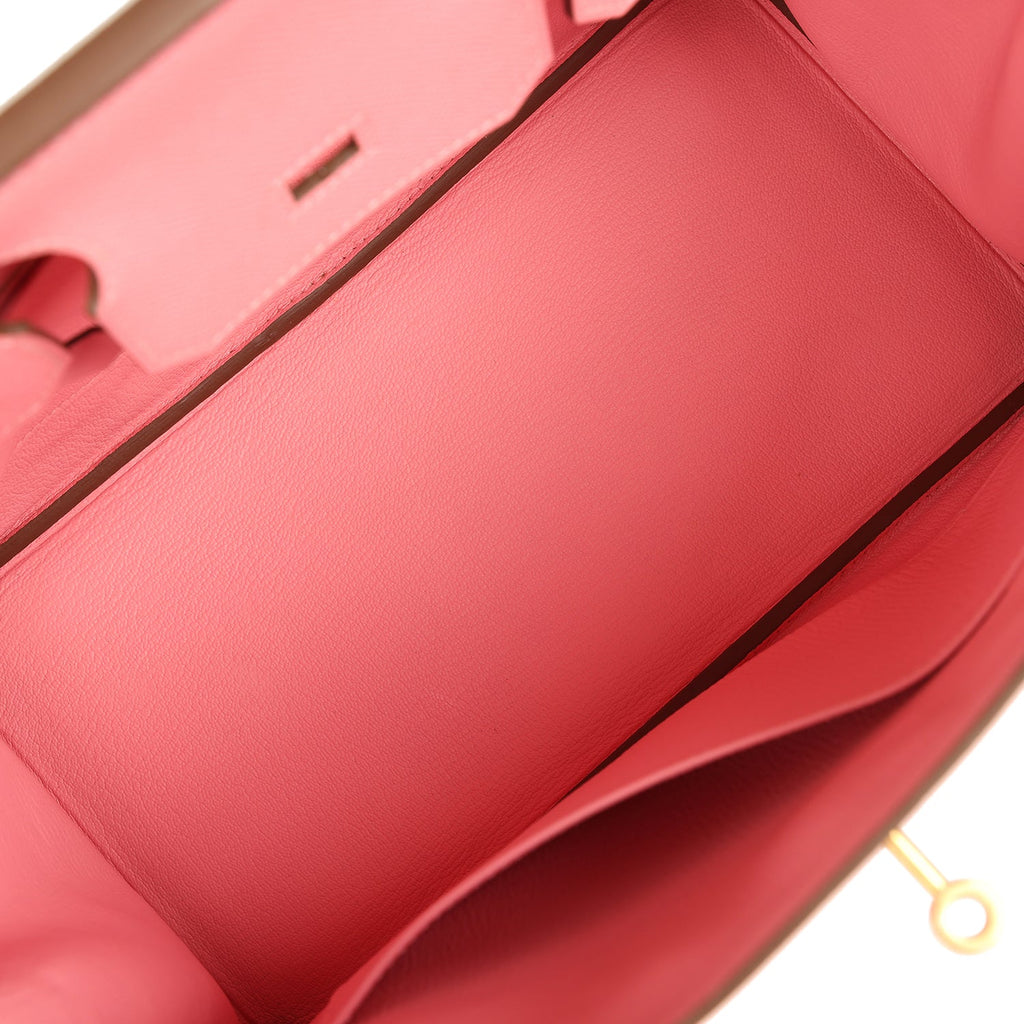 Hermes Birkin 30 Rose Confetti Epsom Gold Hardware