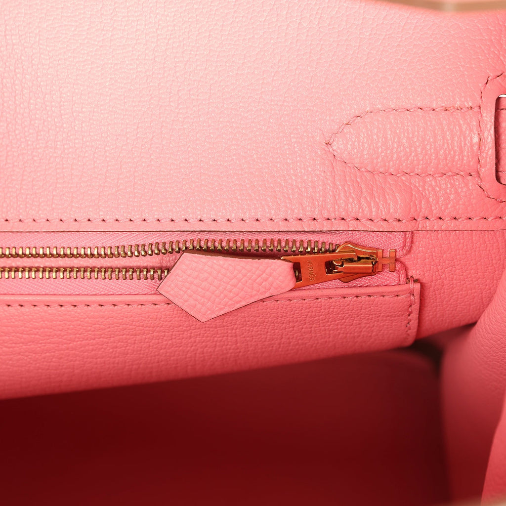 Hermes Birkin 30 Rose Confetti Epsom Gold Hardware