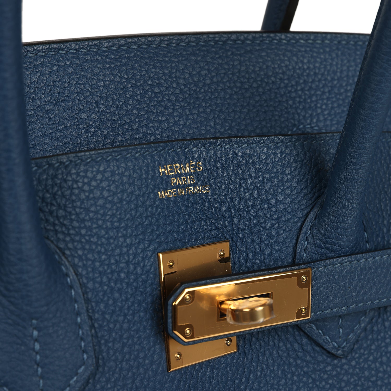 New Hermes Birkin 35 Deep Bleu Togo Gold Hardware