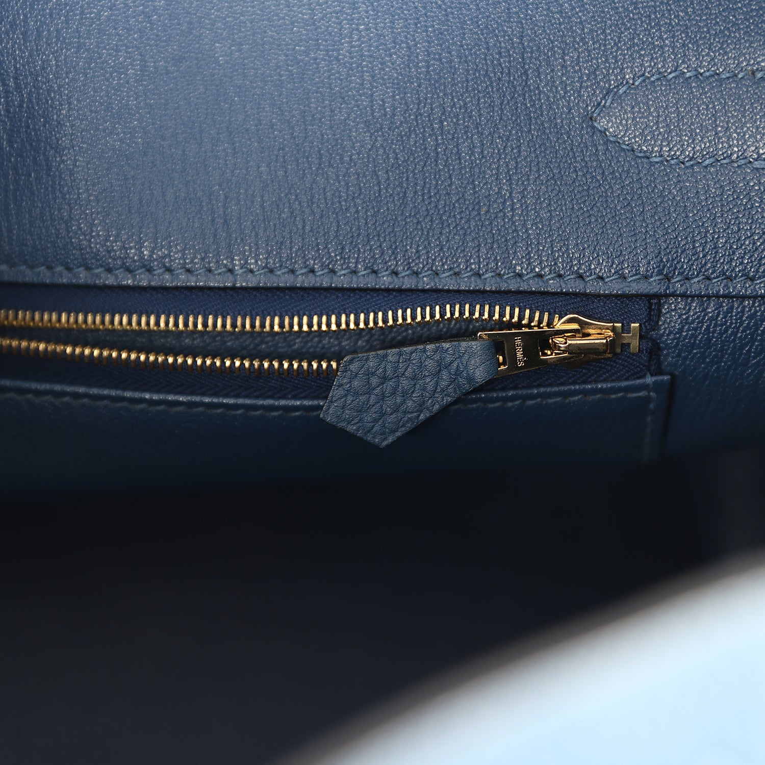 New Hermes Birkin 35 Deep Bleu Togo Gold Hardware