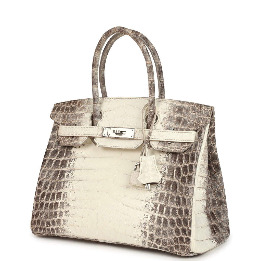 Hermes Birkin 30 Himalaya Niloticus Crocodile Palladium Hardware