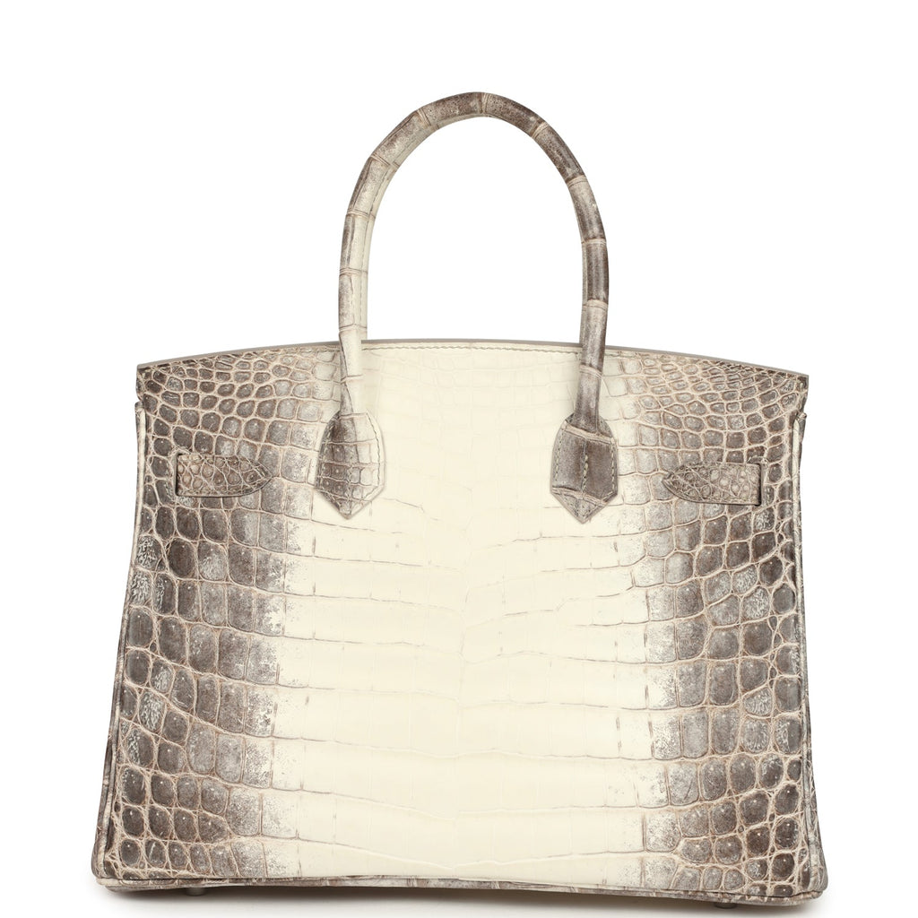 Hermes Birkin 30 Himalaya Niloticus Crocodile Palladium Hardware