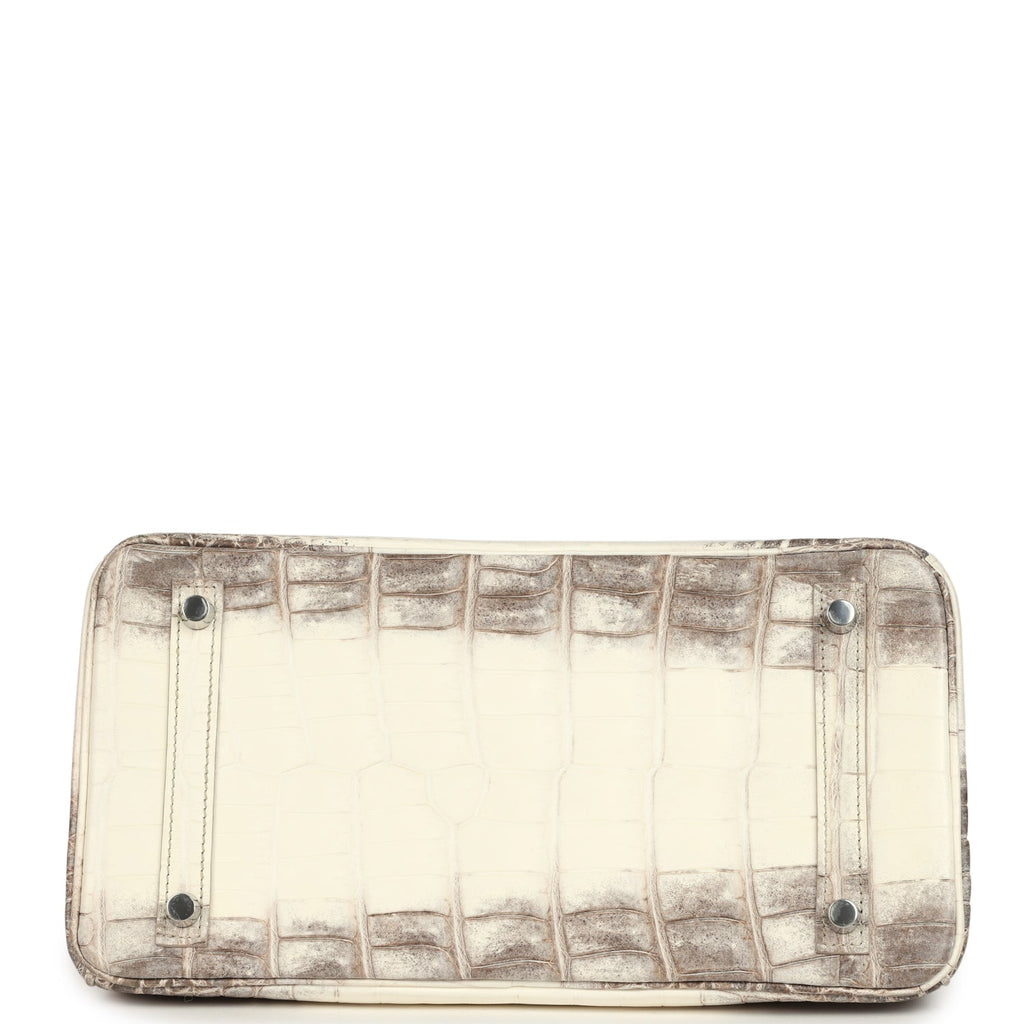 Hermes Birkin 30 Himalaya Niloticus Crocodile Palladium Hardware