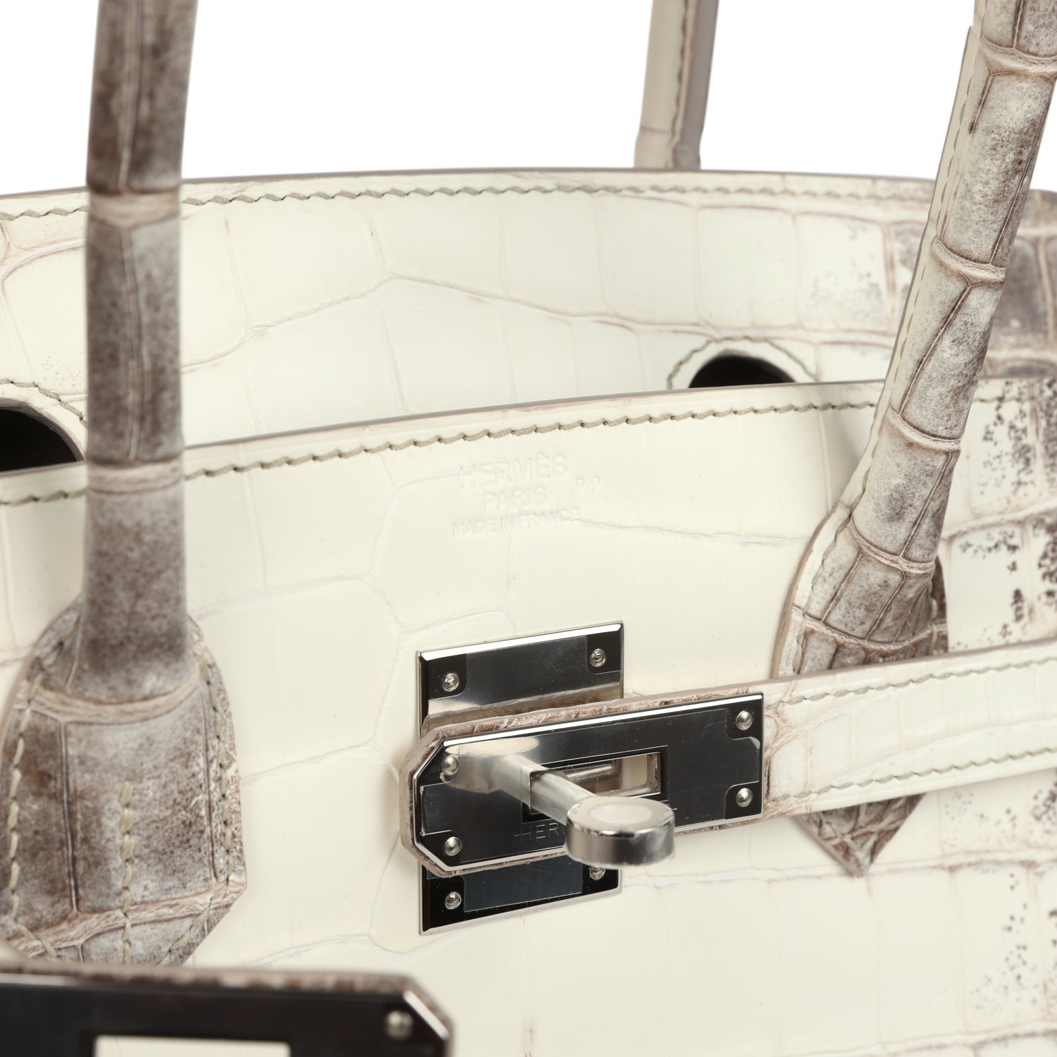 Hermes Birkin 30 Himalaya Niloticus Crocodile Palladium Hardware