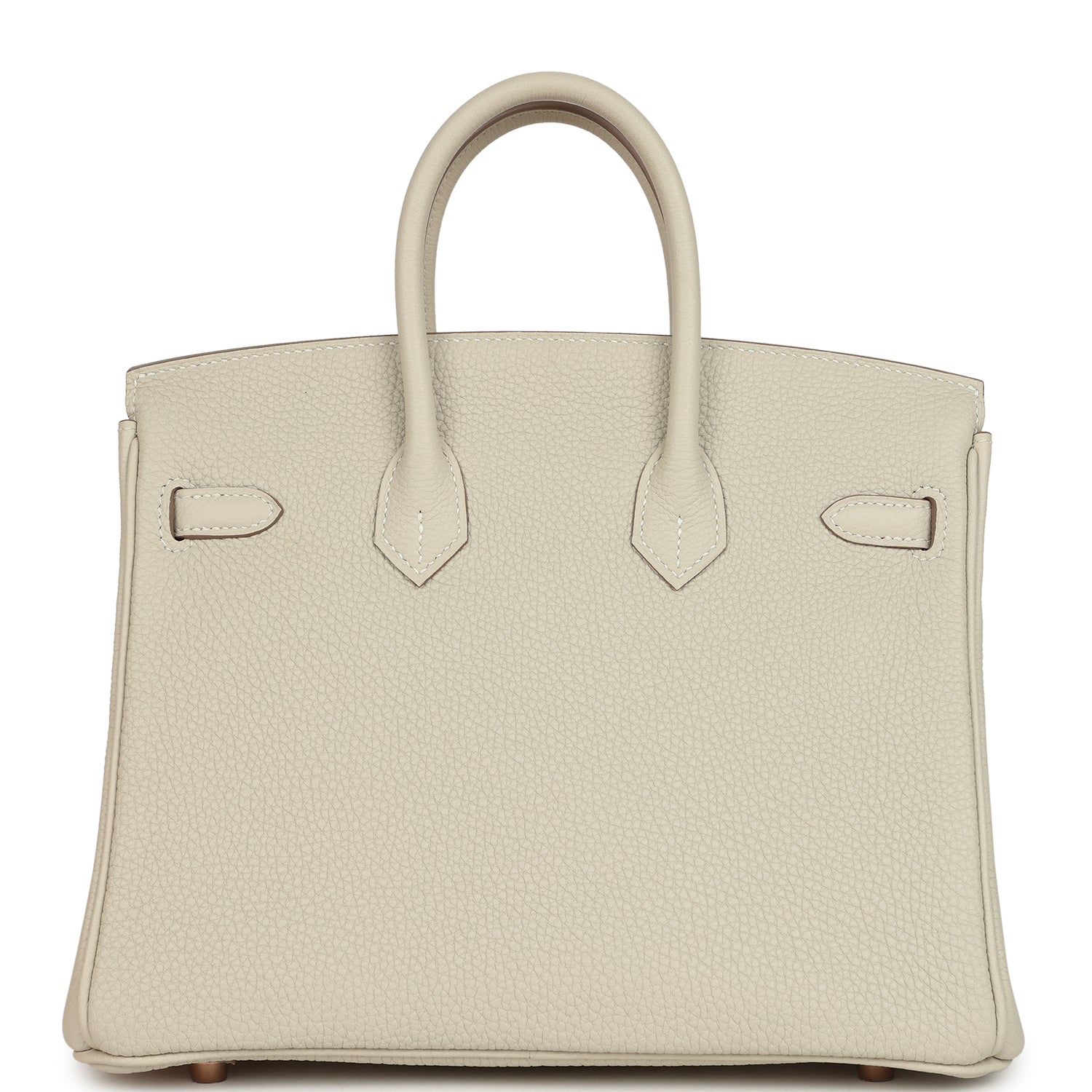Hermes Special Order (HSS) Birkin 25 Craie Verso Togo Rose Gold Hardware