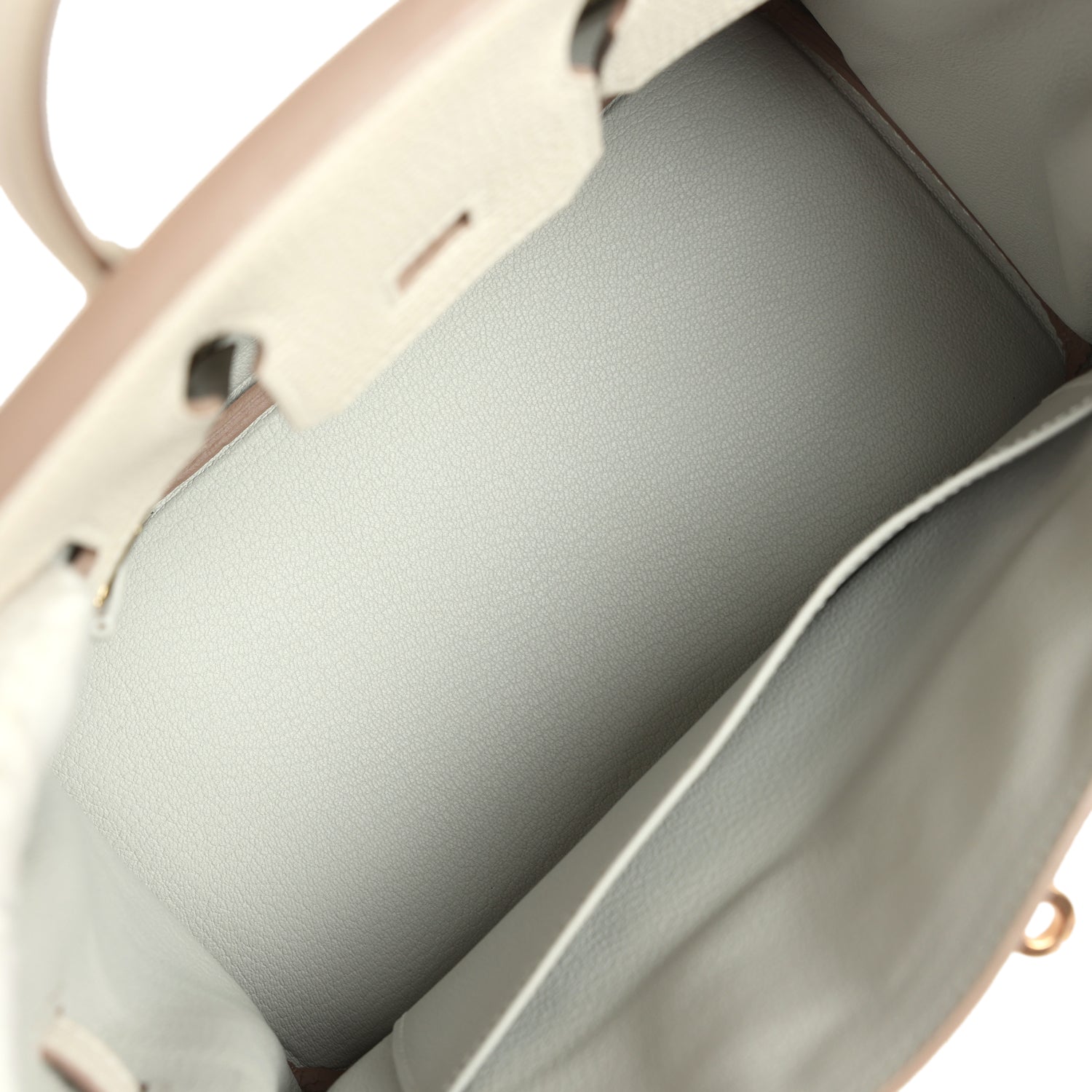 Hermes Special Order (HSS) Birkin 25 Craie Verso Togo Rose Gold Hardware
