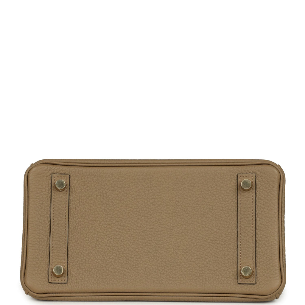 Hermes Birkin 25 Beige Marfa Togo Gold Hardware