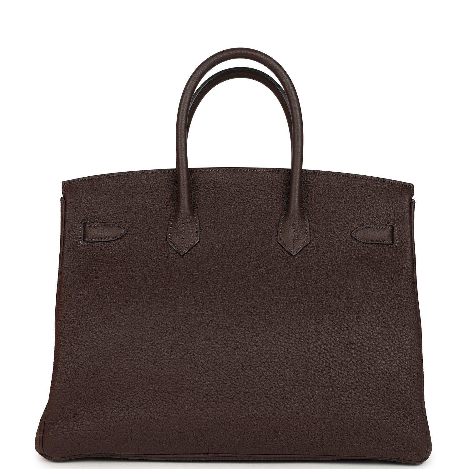 Hermes Birkin 35 Chocolate Togo Palladium Hardware