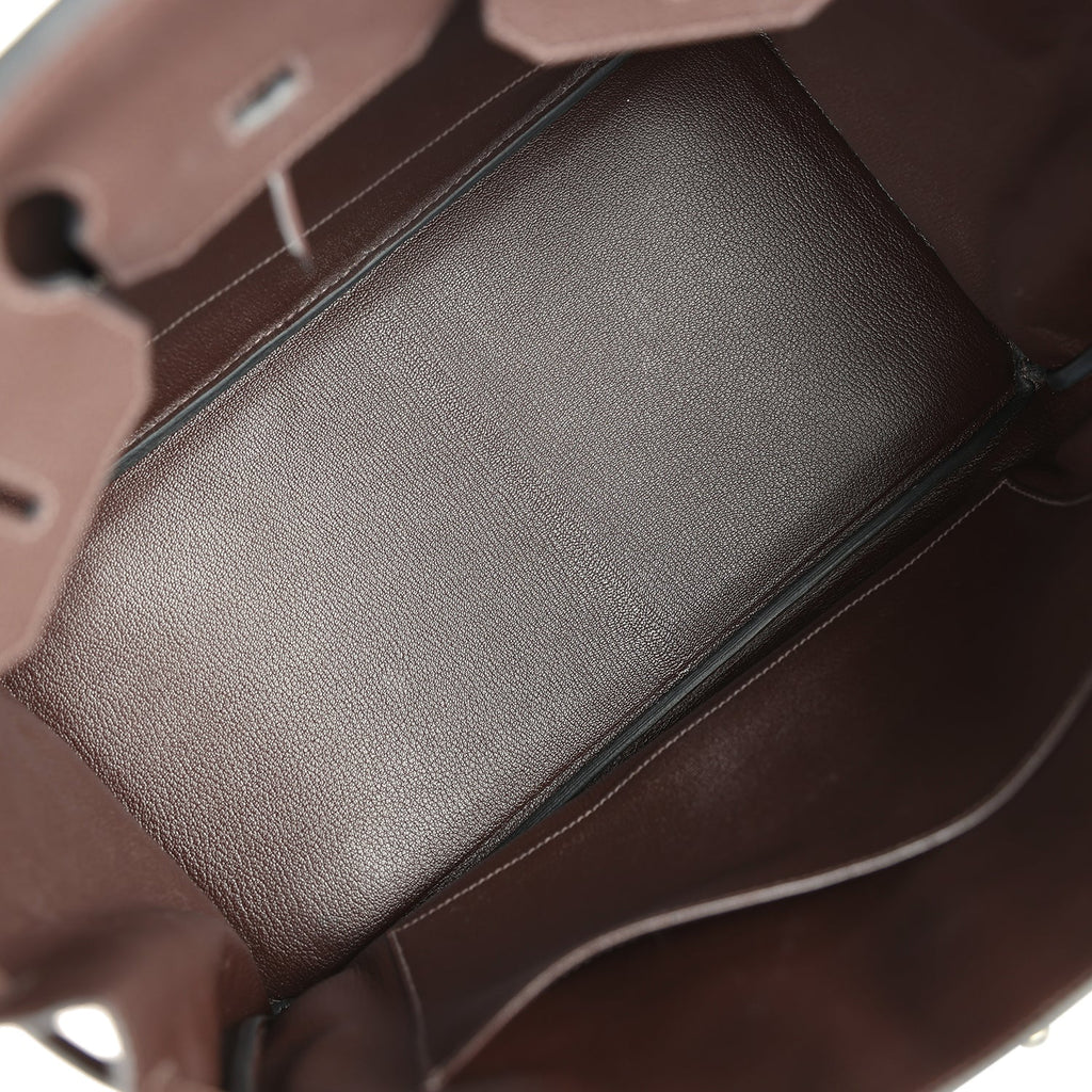 Hermes Birkin 35 Chocolate Togo Palladium Hardware