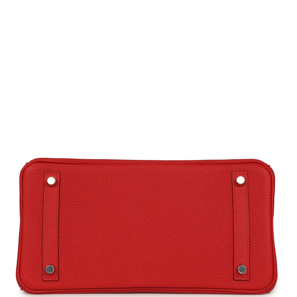 Hermes Birkin 30 Rouge Radieux Togo Palladium Hardware