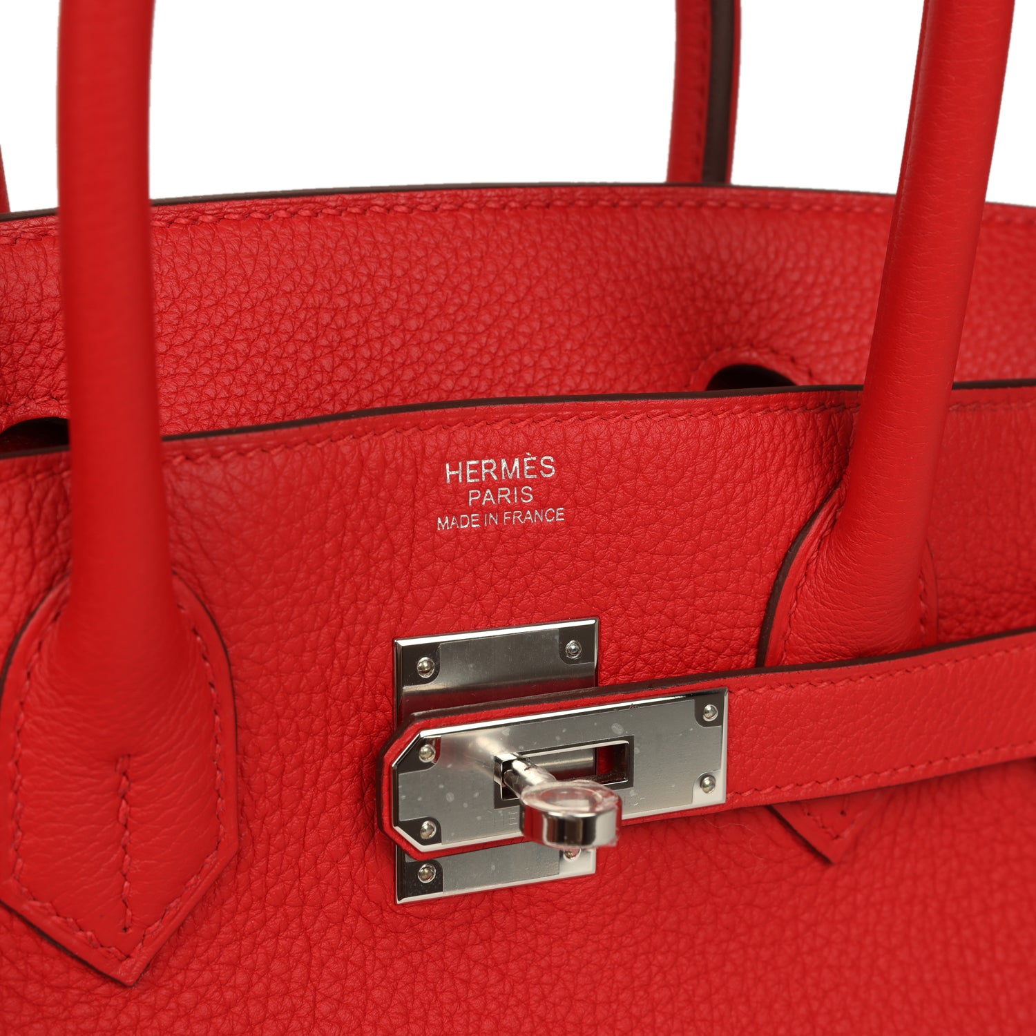 Hermes Birkin 30 Rouge Radieux Togo Palladium Hardware