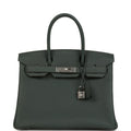 Hermes Birkin 30 Vert Mangrove Togo Palladium Hardware