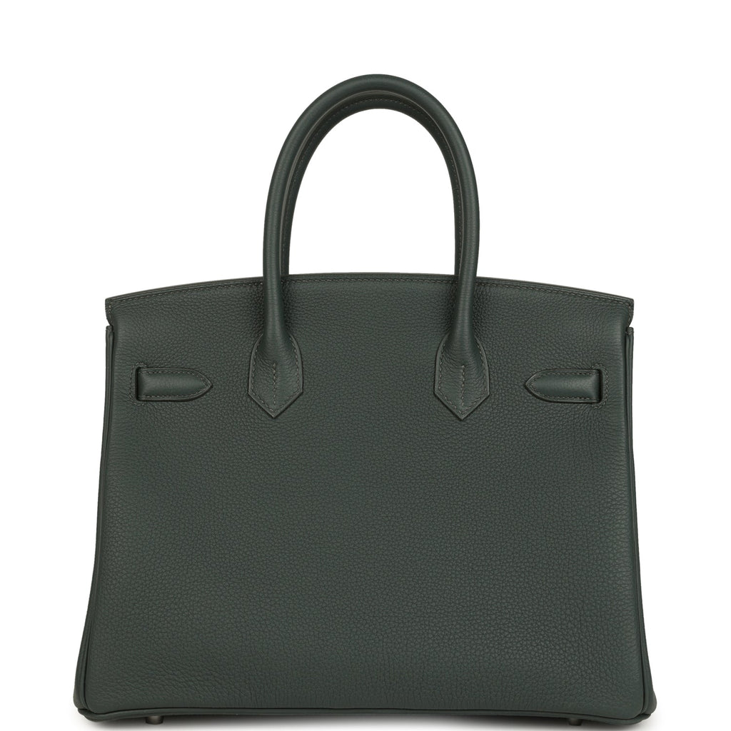 Hermes Birkin 30 Vert Mangrove Togo Palladium Hardware