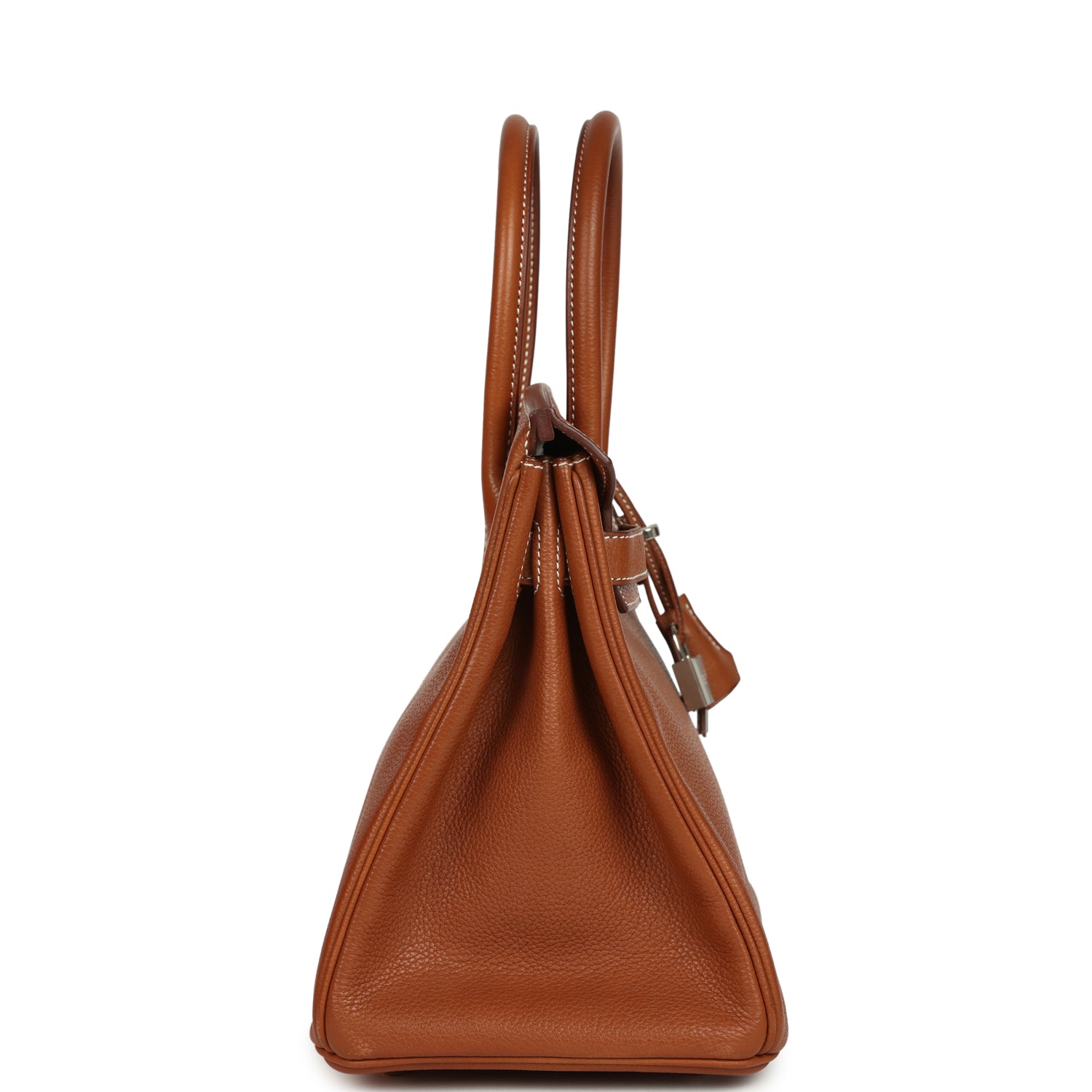 Hermes Birkin 30 Fauve Barenia Faubourg Palladium Hardware