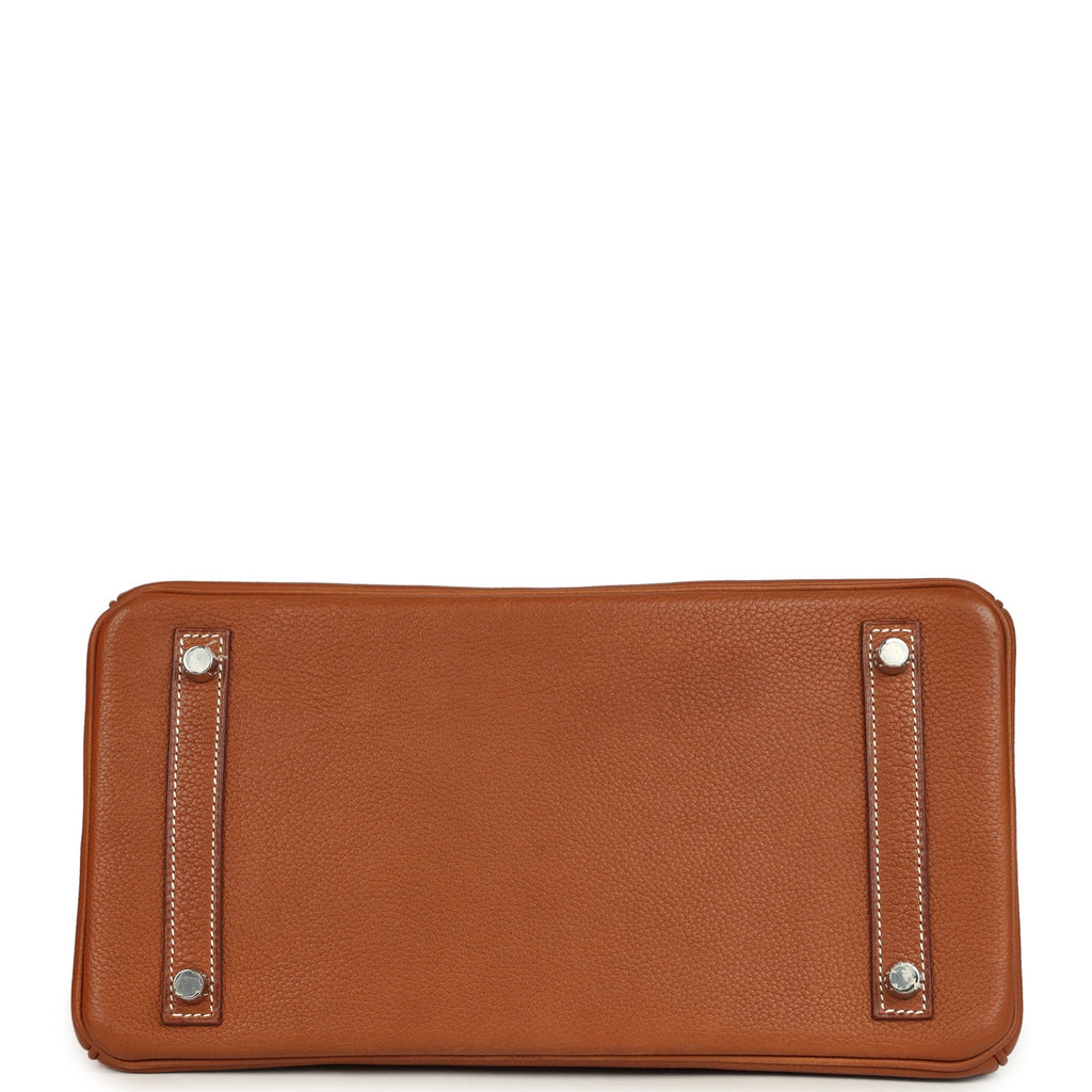 Hermes Birkin 30 Fauve Barenia Faubourg Palladium Hardware