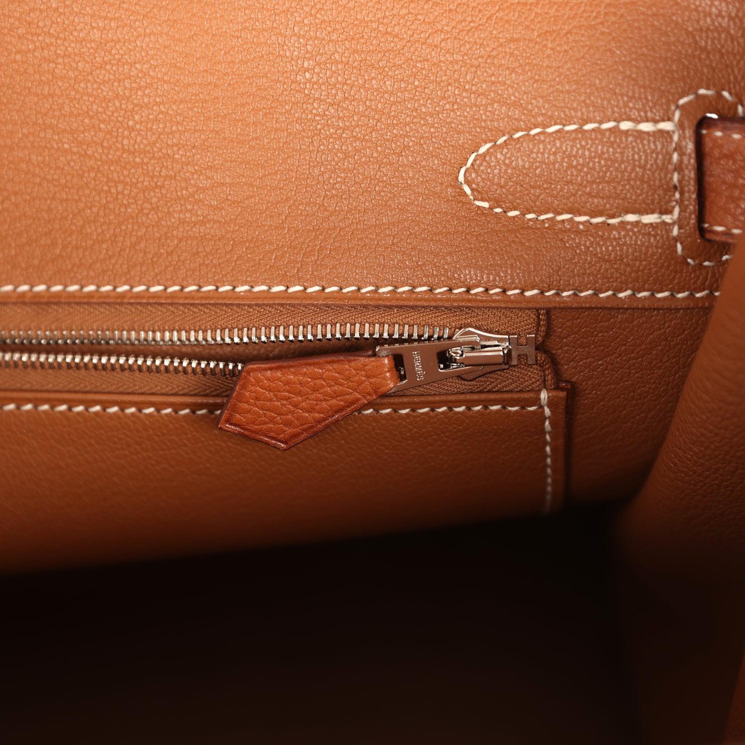 Hermes Birkin 30 Fauve Barenia Faubourg Palladium Hardware