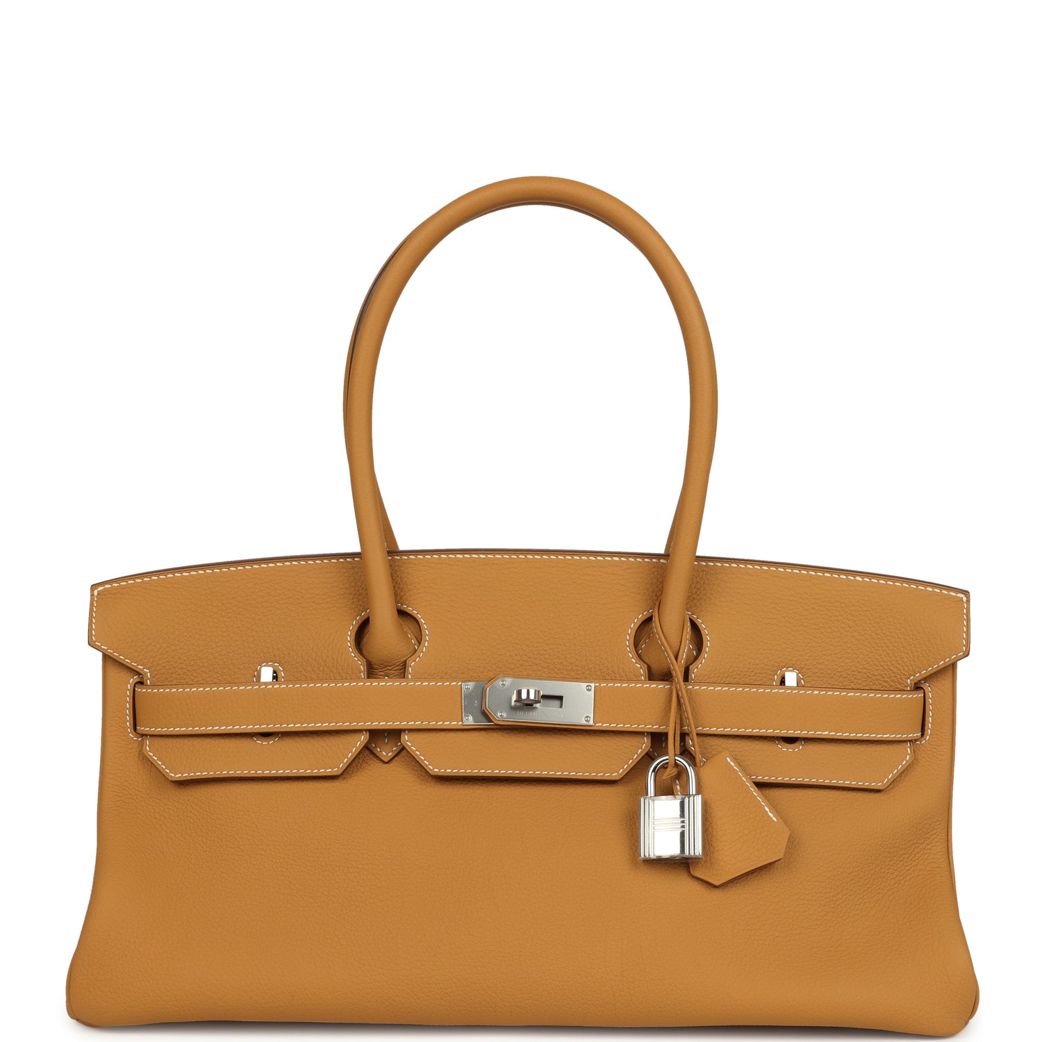 New Hermes Shoulder Birkin 42 JPG Naturel Sable Togo Palladium Hardware