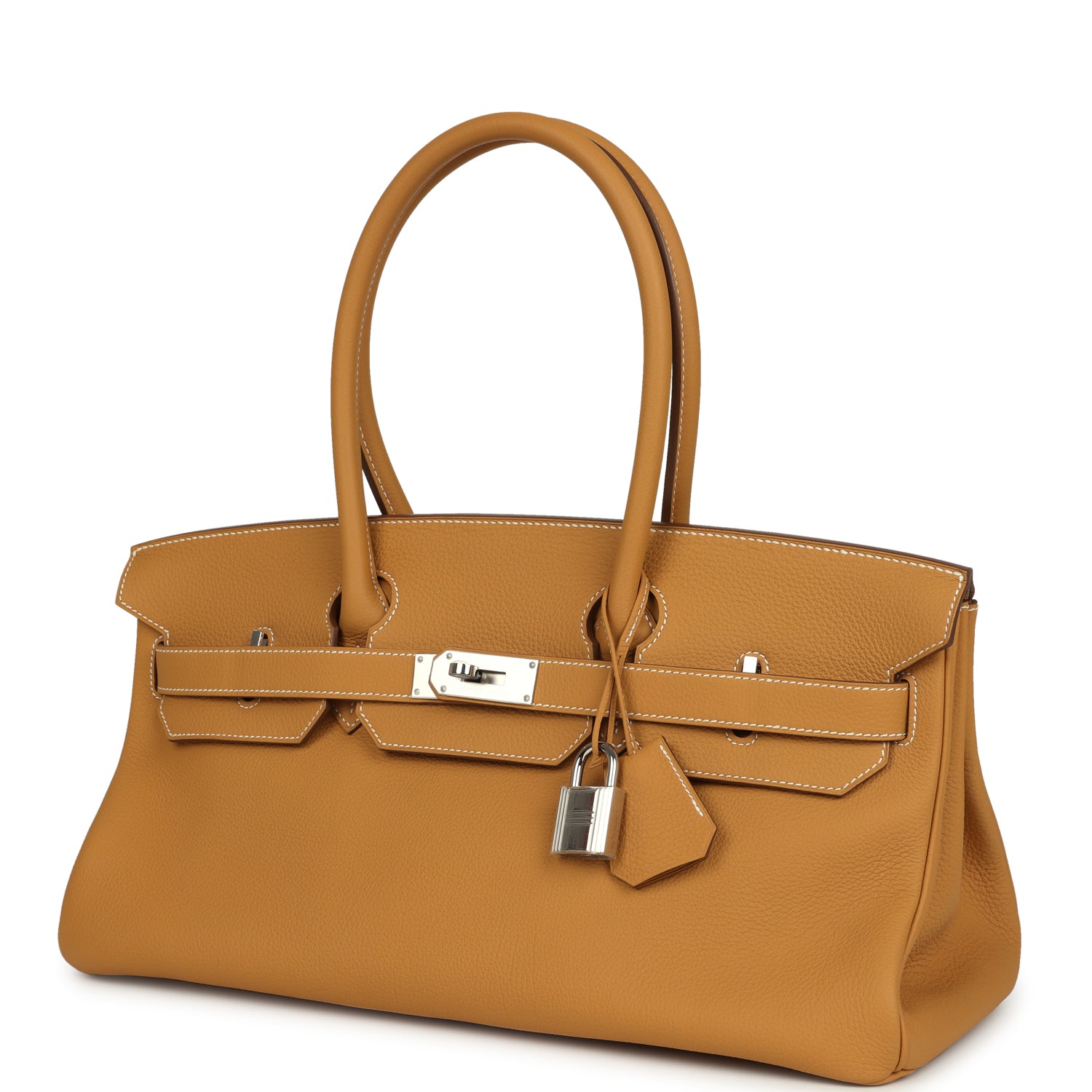 New Hermes Shoulder Birkin 42 JPG Naturel Sable Togo Palladium Hardware