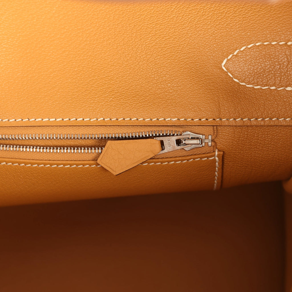 New Hermes Shoulder Birkin 42 JPG Naturel Sable Togo Palladium Hardware