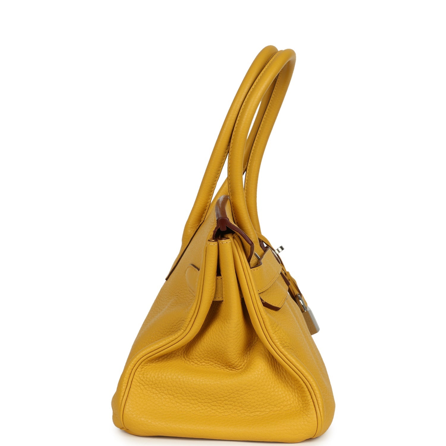 Vintage Hermes Shoulder Birkin 42 JPG Soleil Clemence Palladium Hardware
